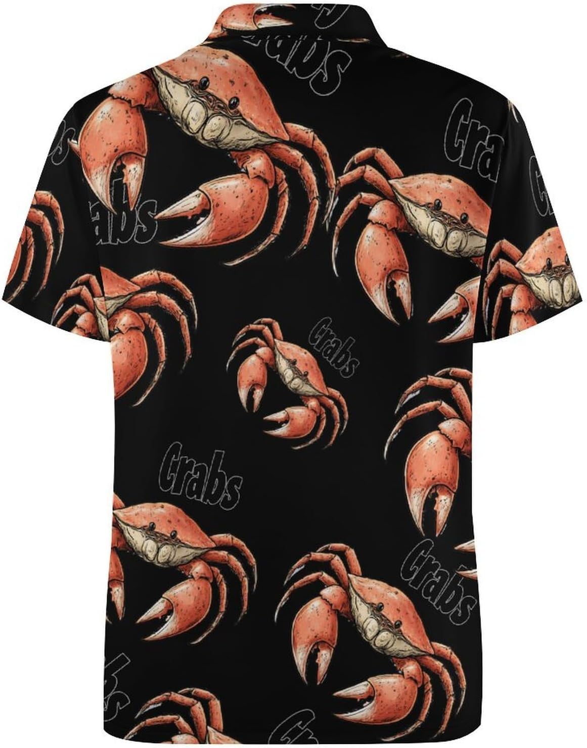 Crabs Womens Golf Polo Shirts Summer Short Sleeve Collared 3 Buttons T Shirt Activewear Tops