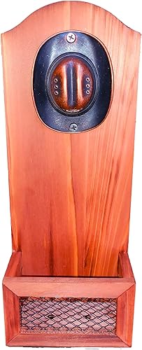 Generic Sombrero de vaquero montado en la pared abrebotellas vintage de madera - Colector rústico para tapas de botellas incluido, mediano