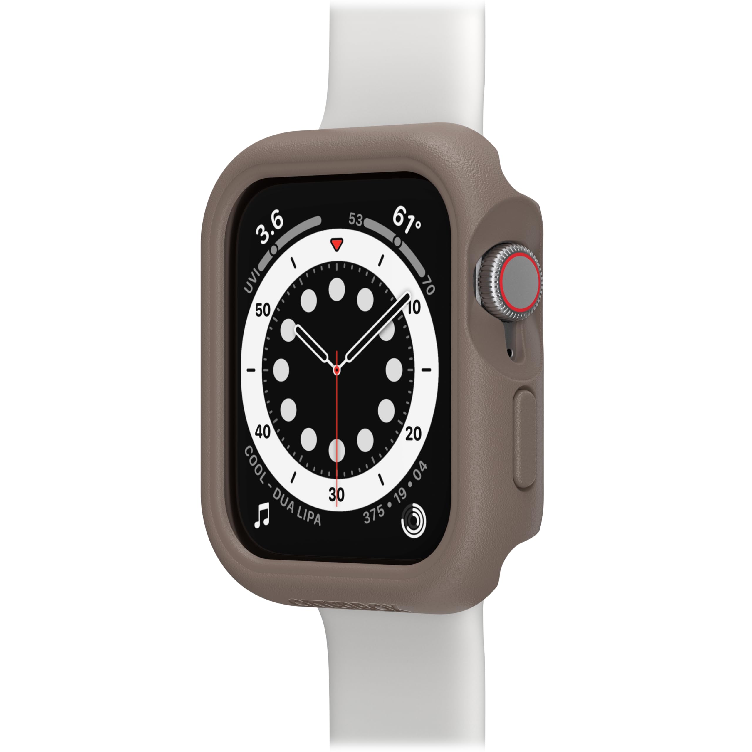 OtterBox Całodzienne etui na zegarek Apple Watch Series SE (3/2nd/1st gen)/6/5/4-44mm, Odporny na wstrząsy, elegancki futerał ochronny na zegarek Apple, chroni wyświetlacz i krawędzie, Beżowy