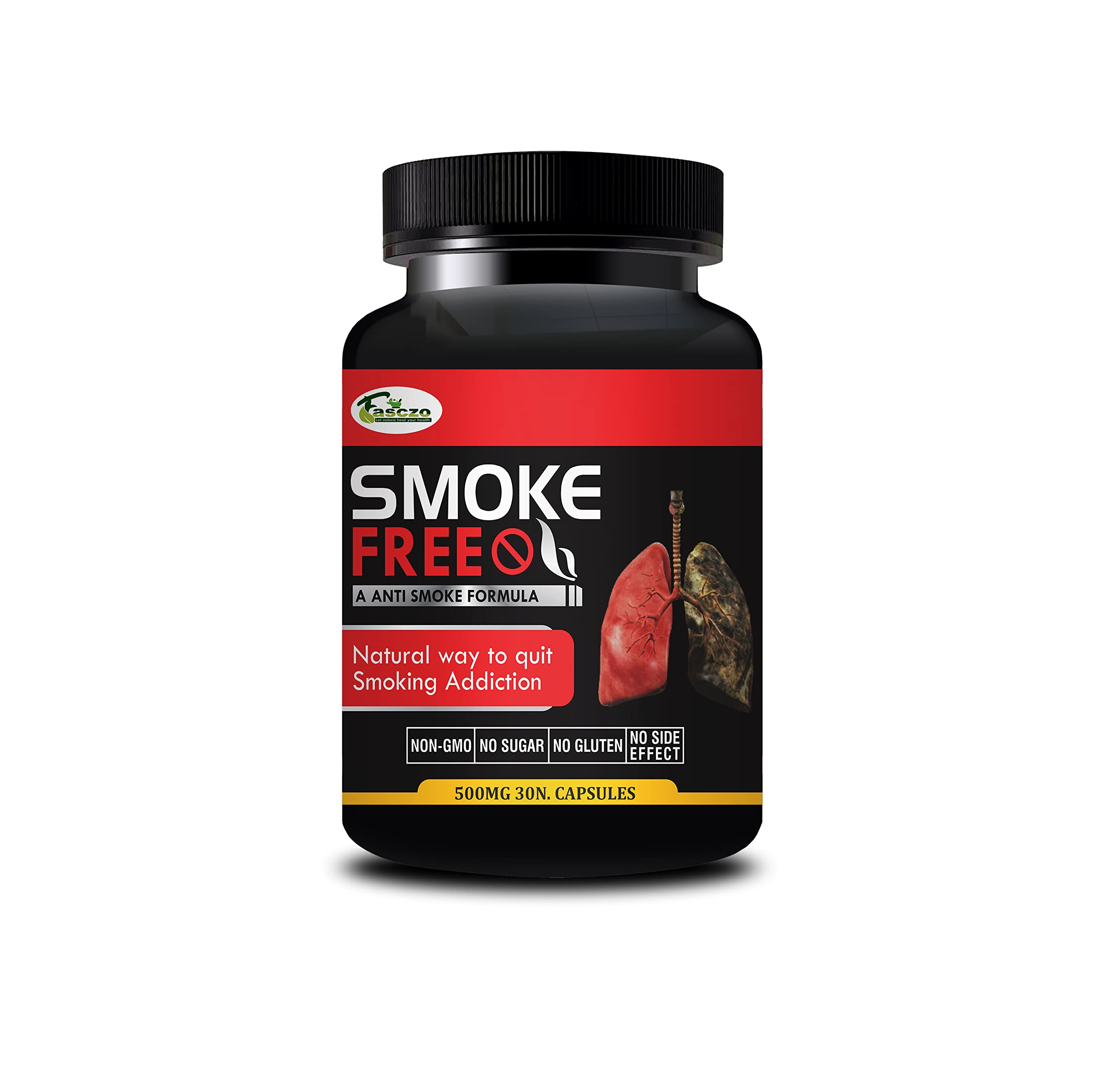 Smoke Free Capsules Support To Quit Smoking And Alcohol .Zero side effects(Pk of 1-30 Capsule)-image-38