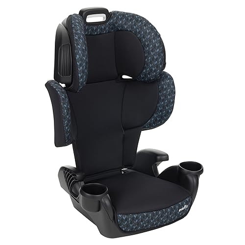 Miniatura 4 de Evenflo GoTime LX - Asiento elevador para automóvil (color azul Quincy)