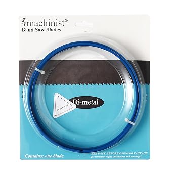 Imachinist S8012812 80" x 1/2" x 8/12TPI Bi-Metal Band Saw Blades for Soft Ferrous Metal Variable Teeth