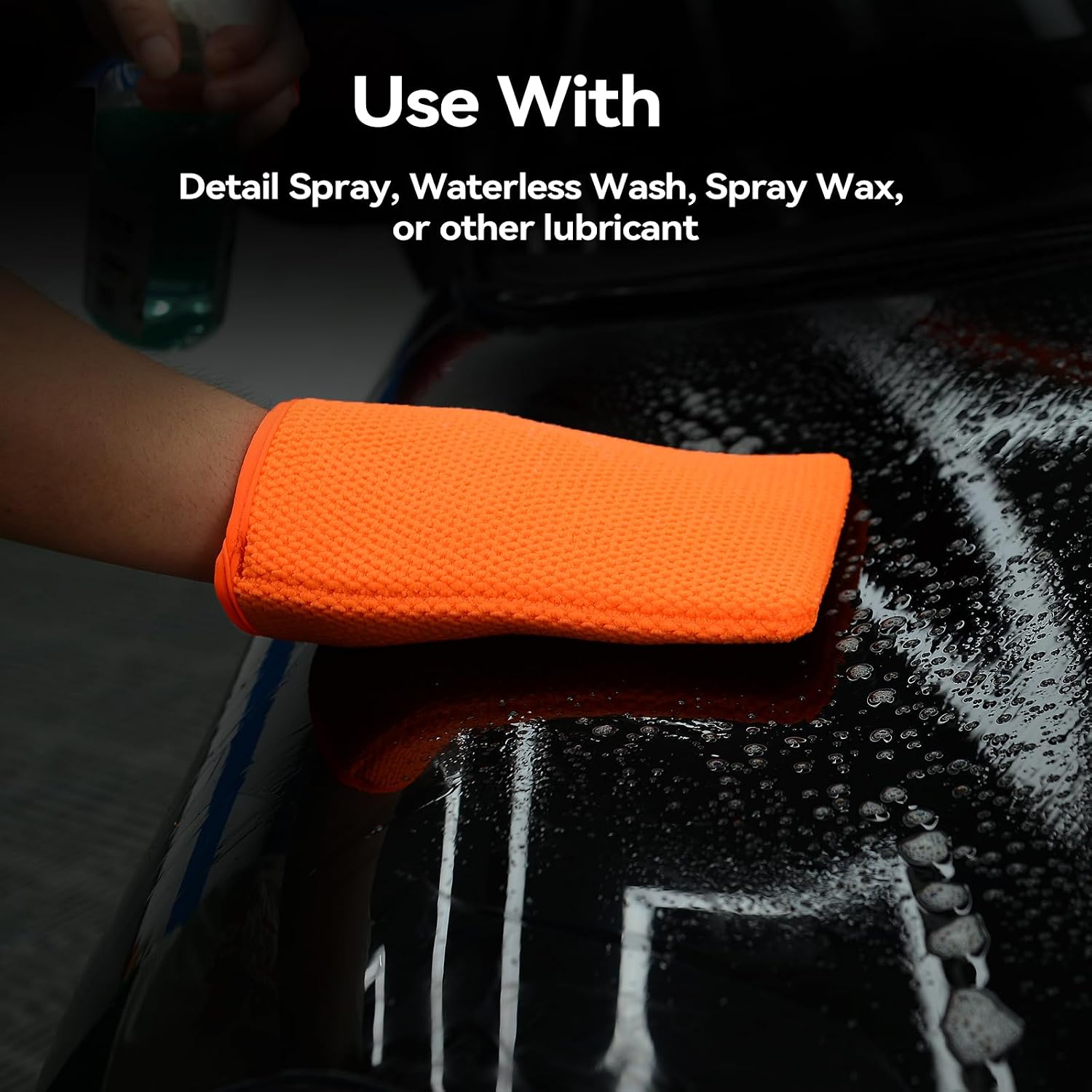 Premium Single Clay Mitt for Auto Detailing – Scratch-Free Synthetic Glove, Reusable Clay Bar Alternative for Paint, Glass & Plastic, Quick and Efficient Decontamination
