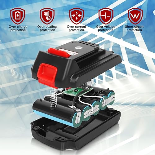 Miniatura 8 de Batería de 20 V para BLACK+ DECKER Litio Baterías 20 Voltios Max 4.0 ah Reemplazo Compatible con Herramientas Eléctricas Inalámbricas XR Li- ion