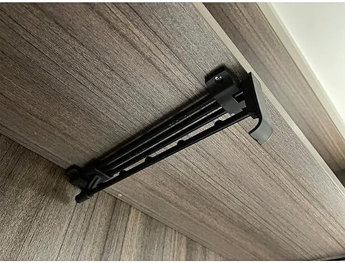 Miniatura 5 de Pull-Out Clothing Hanger Rail Closet Retractable Valet Rod Extendable Clothes Rack Organizer Space Saving 2 Styles  Size  B-250mm