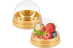 TOFLEN 3 Inches Hot Cocoa Bomb Dome with Gold Base