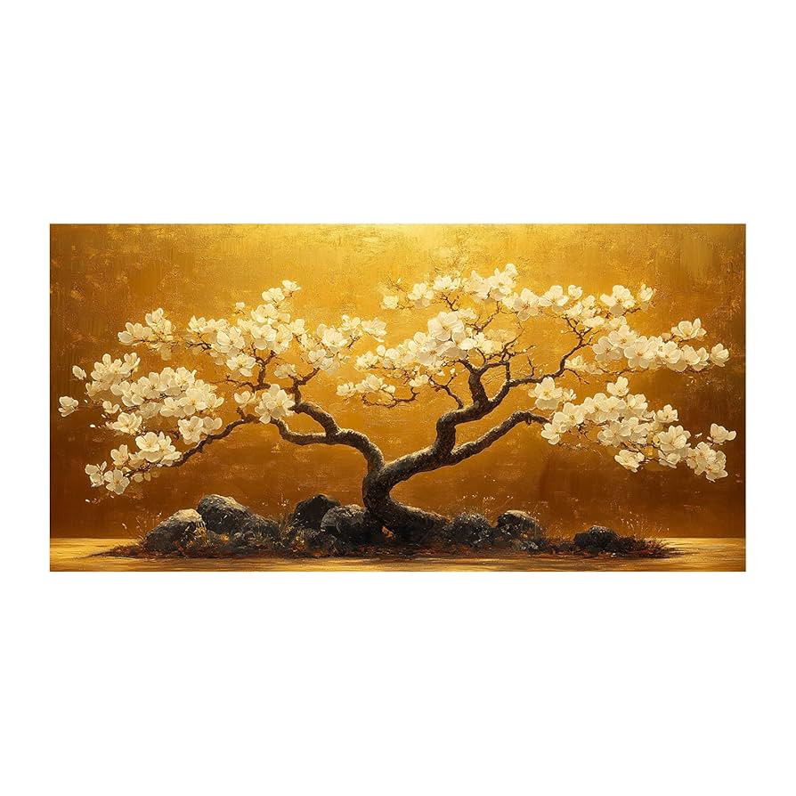 Amazon.co.jp: SHYAMIC アートパネル 抽象画 抽象的な木の絵の