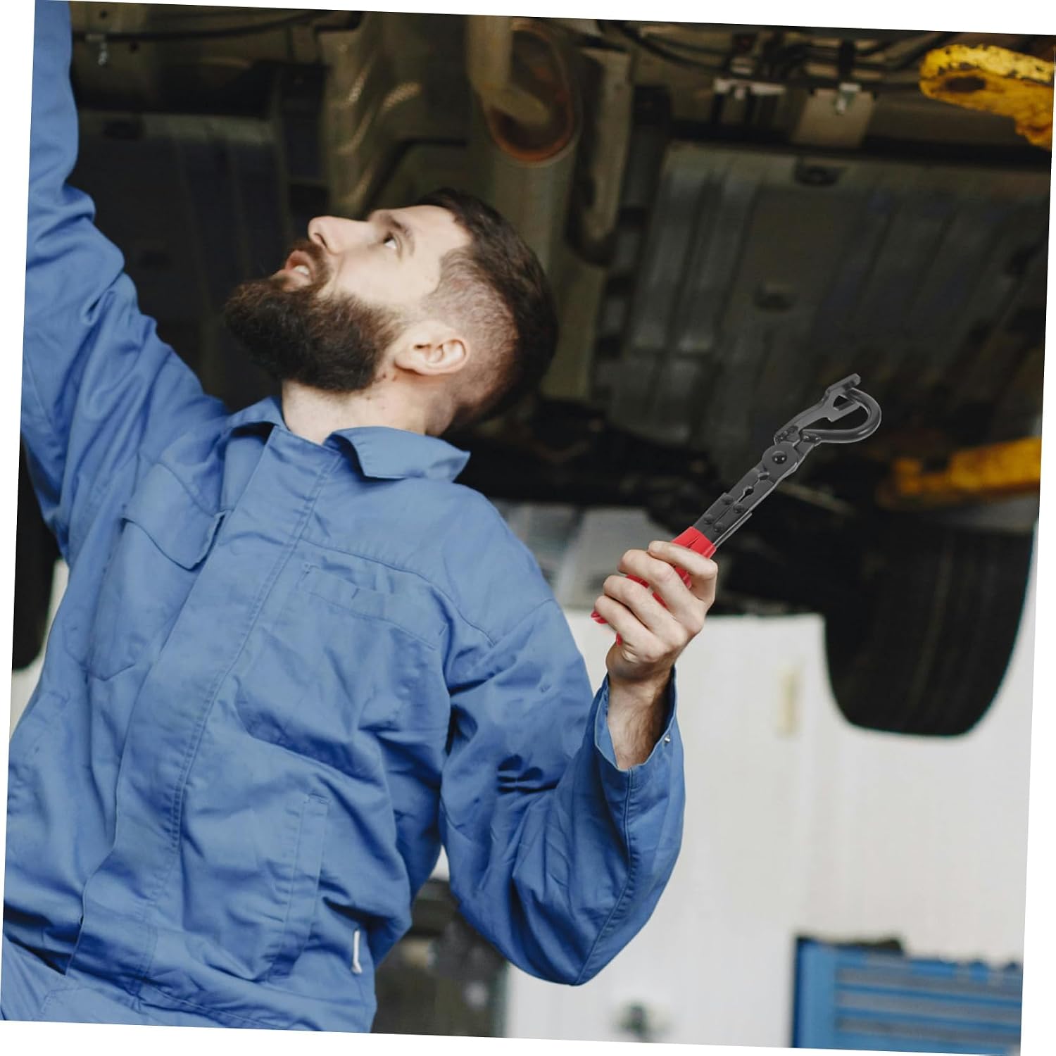 Cabilock Exhaust Hanger Removal Tool for Mechanics User-friendly Pliers for Easy Installation and Removal of Automotive Exhaust Rubber Hangers Compatible Models