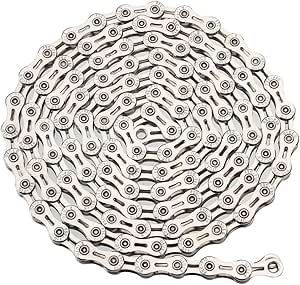ZHIQIU FSC 10 Speed Universal Bike Chains,Lightweight,Center Hollowing out,116L,with Quick Link