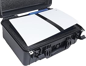 Case Club Case fits PlayStation 5 Pro with Headset. Pre-Cut, Heavy Duty, Waterproof, Shippable