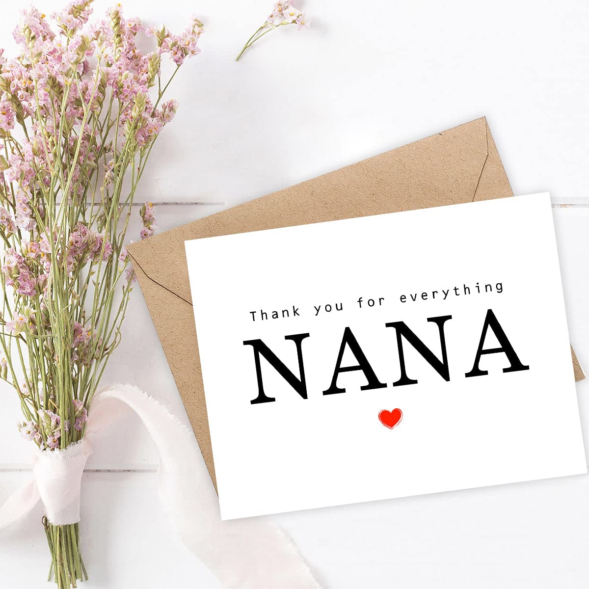 Thank You For Everything Nana Card - Thank You Card - Nana Card