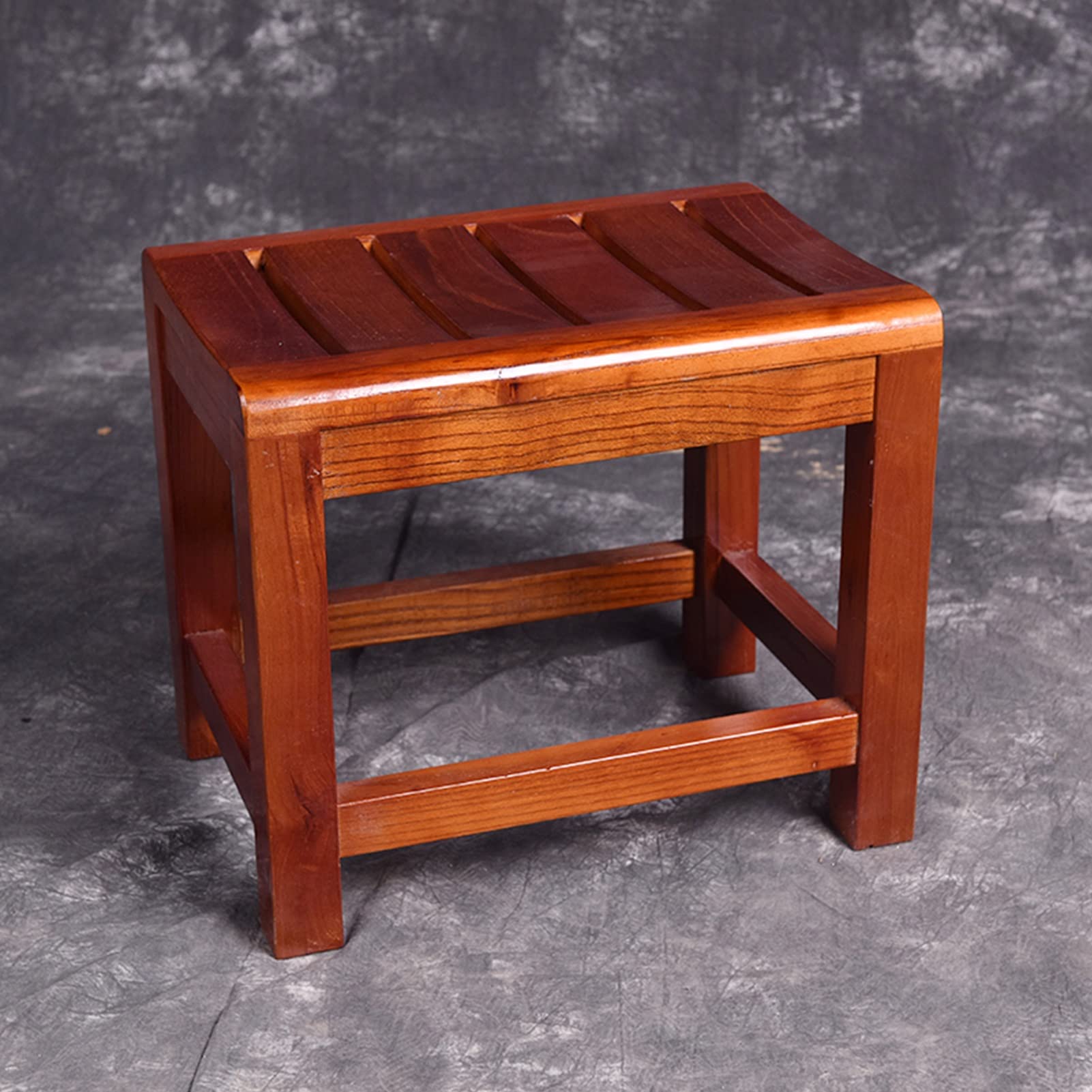 Panchina Doccia In Legno - Sgabello Impermeabile, Antiscivolo, Per Anziani E Adulti, Capacit&agrave; 250 Kg