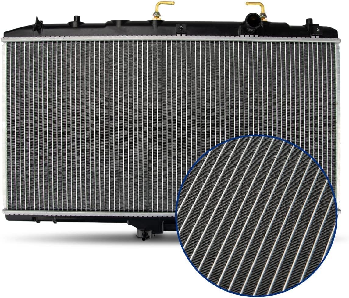 PHILTOP CU1409 Radiator Compatible with 1993-1997 Corolla Prizm, Automotive Replacement Engine Radiator