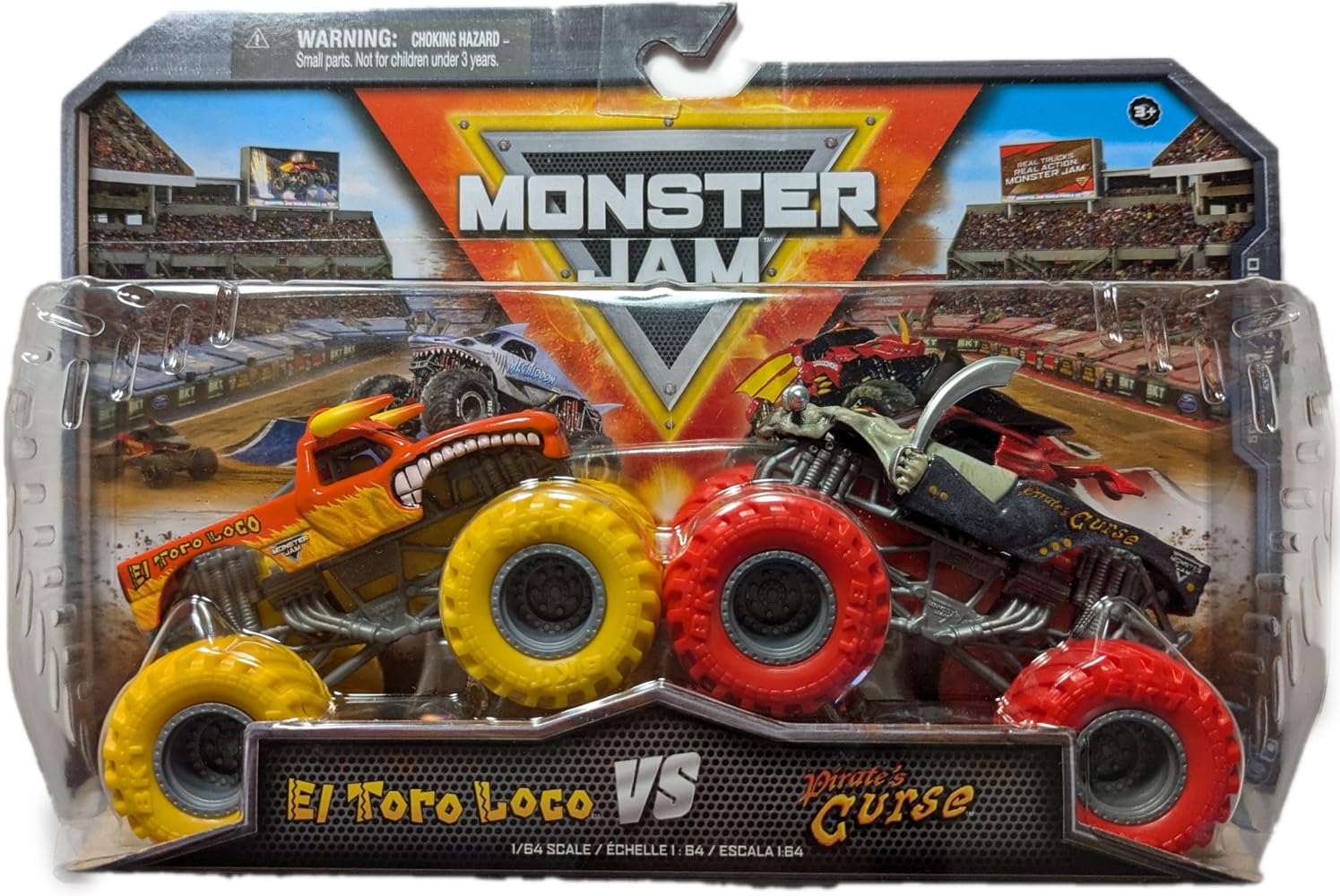Monster Jam 2024 Series 30 1:64 Diecast Monster Truck 2-Pack, El