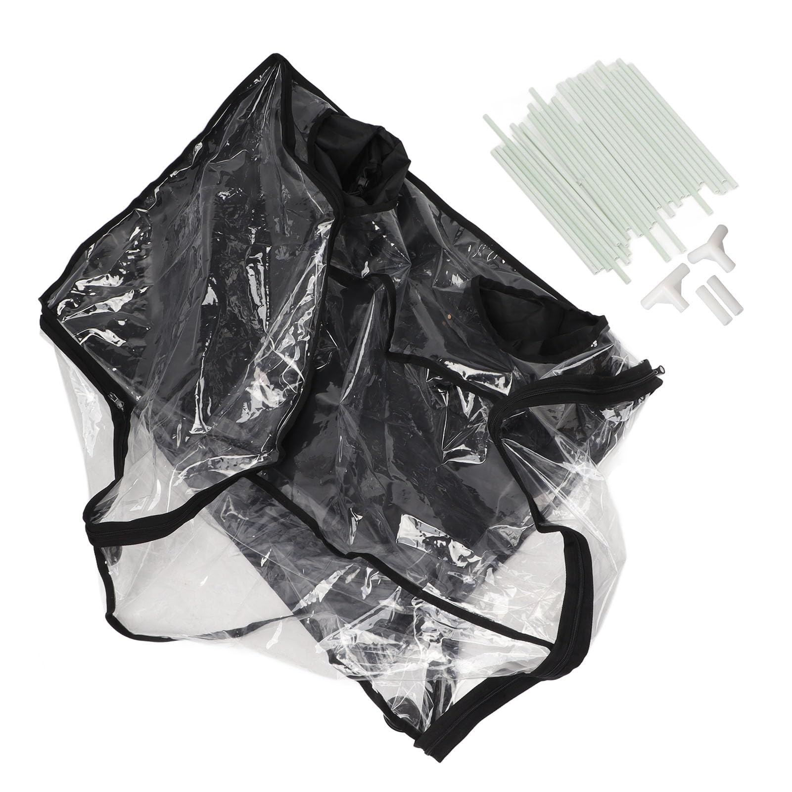 Generic Boîte à Air pour Champignons, Tente de Croissance Mycologique Spacieuse, Isolée et étanche, Kit de Culture de Champignons avec Fenêtre Transparente pour Petits Espaces, Producteurs