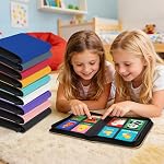 BYSTER 4 Pocket Card Binder, Premium PU Trading Card Binder with Zipper, 160 Capacity Side-Loading Binder for TCG, MTG, Sports Cards, Game Cards, White