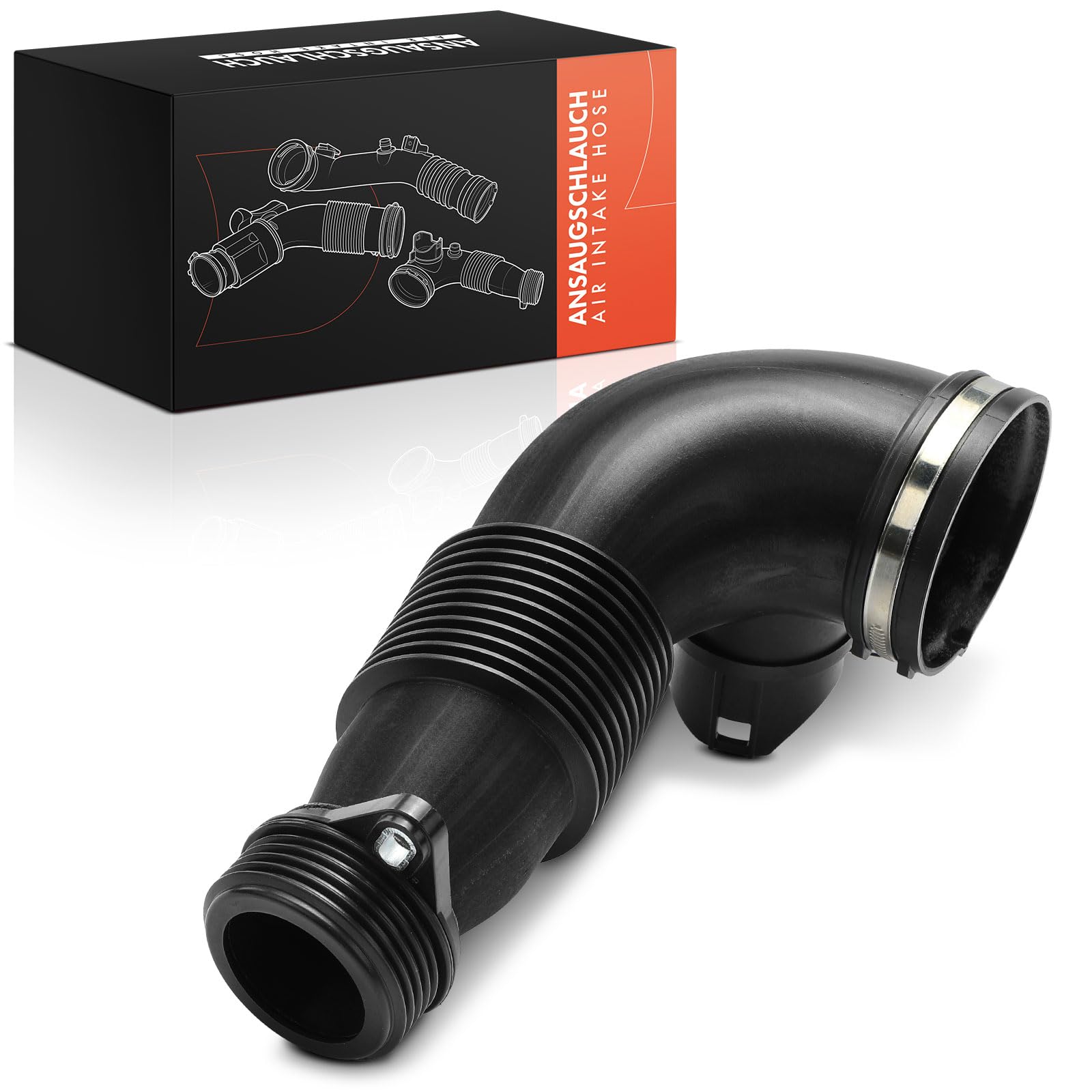 Frankberg Tubo de aspiración de aire para automóviles Con junta Compatible con Serie 1 F20 125i Serie 3 F30 F80 320-328 4 Coupé F32 F82 420 Serie 5 F10 520i 528i Replace# 13717605638