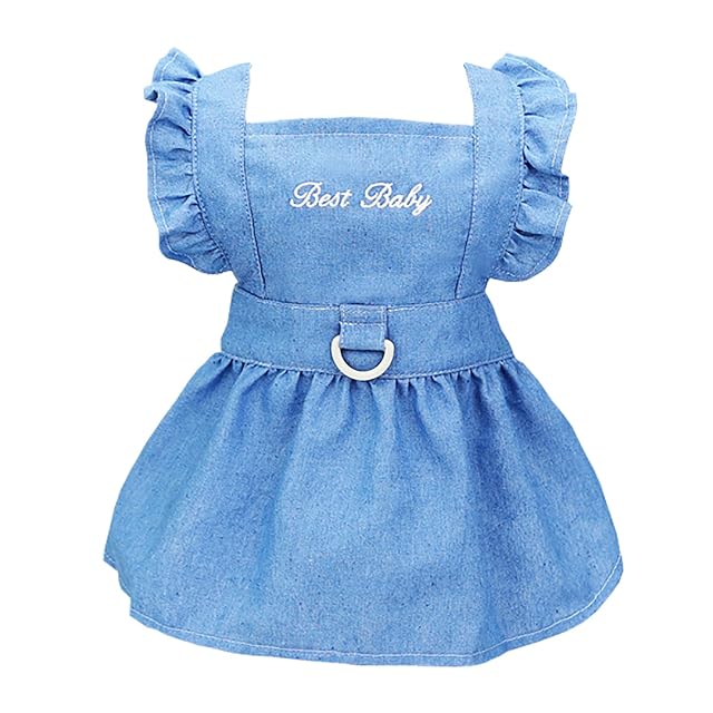 Vestido de Perro Cachorro Falda de Lujo Ropa Vestidos de Princesa Noche de Boda Falda Tutú Falda de Mezclilla…