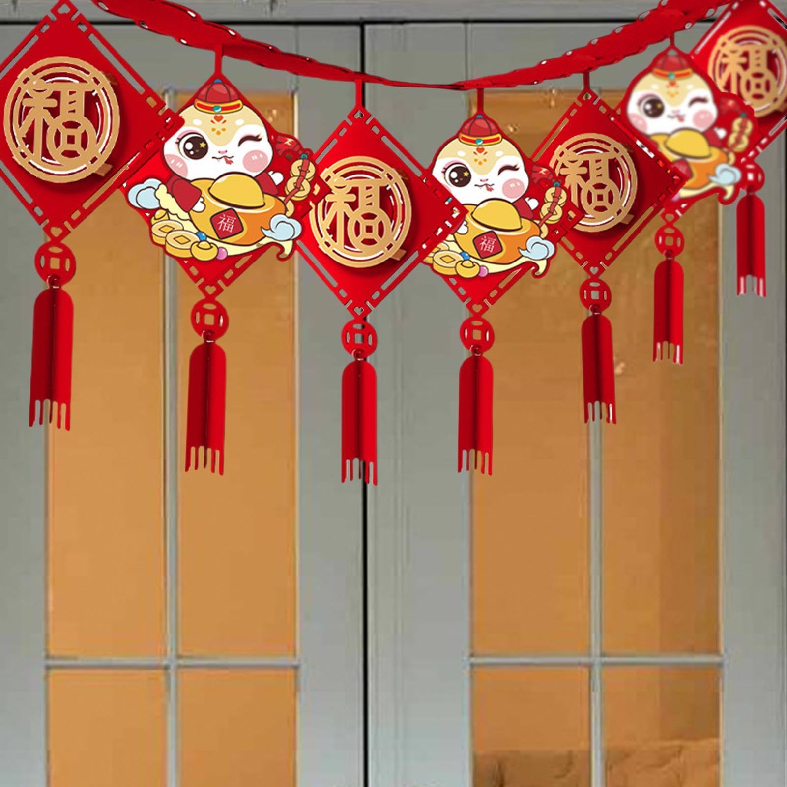 2025 春節联歡晚会~初一 (旧正月初日)専用はページ Amazon.co.jp: 中国の旧正月ガーランド、2025年ハッピー中国の旧正月