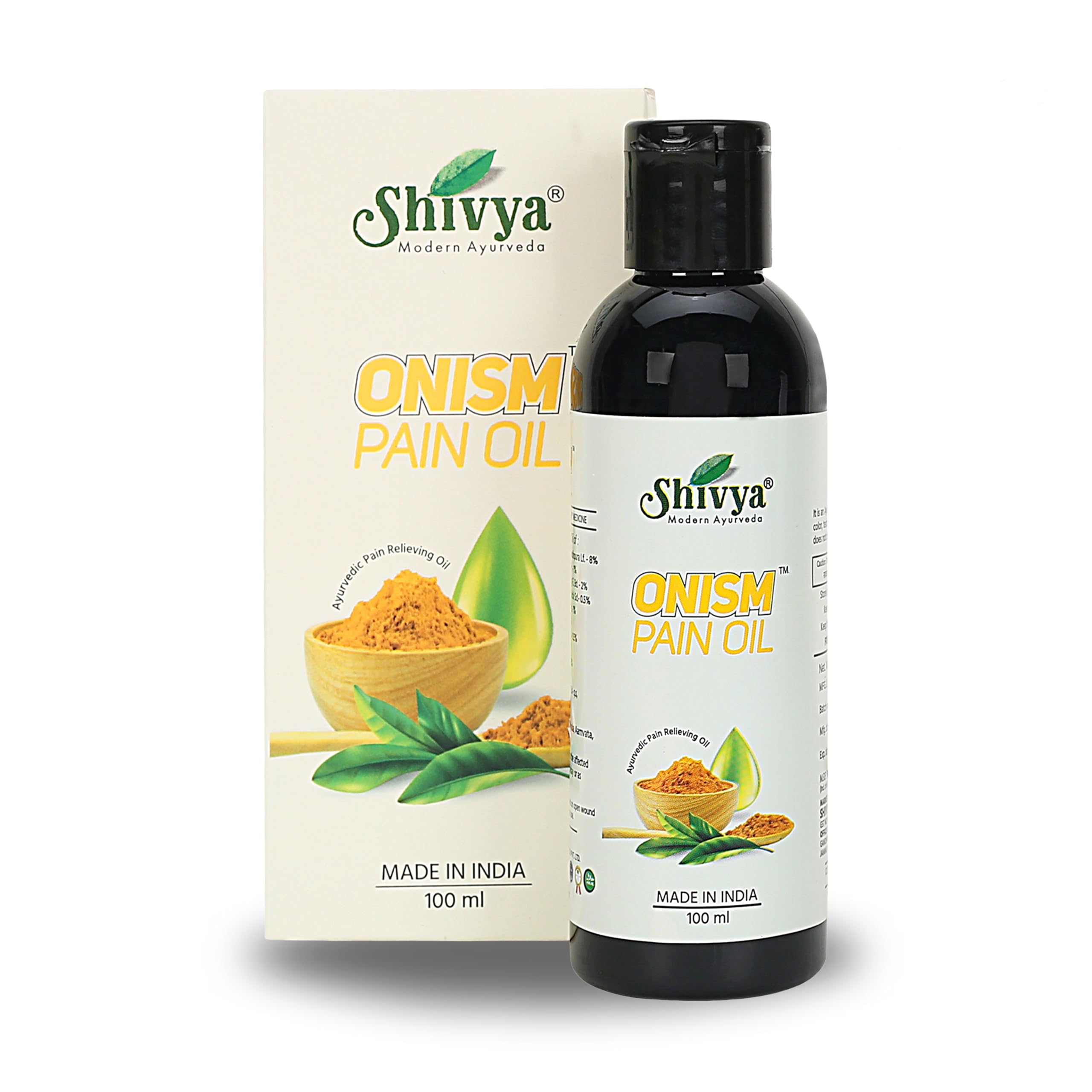 Shivya Modern Ayurvedic Pain Relieving Oil | Joint Pain Oil | Pain Relief Oil, 100ml (B09FXJ7XH5) Amazon Price History, Amazon Price Tracker
