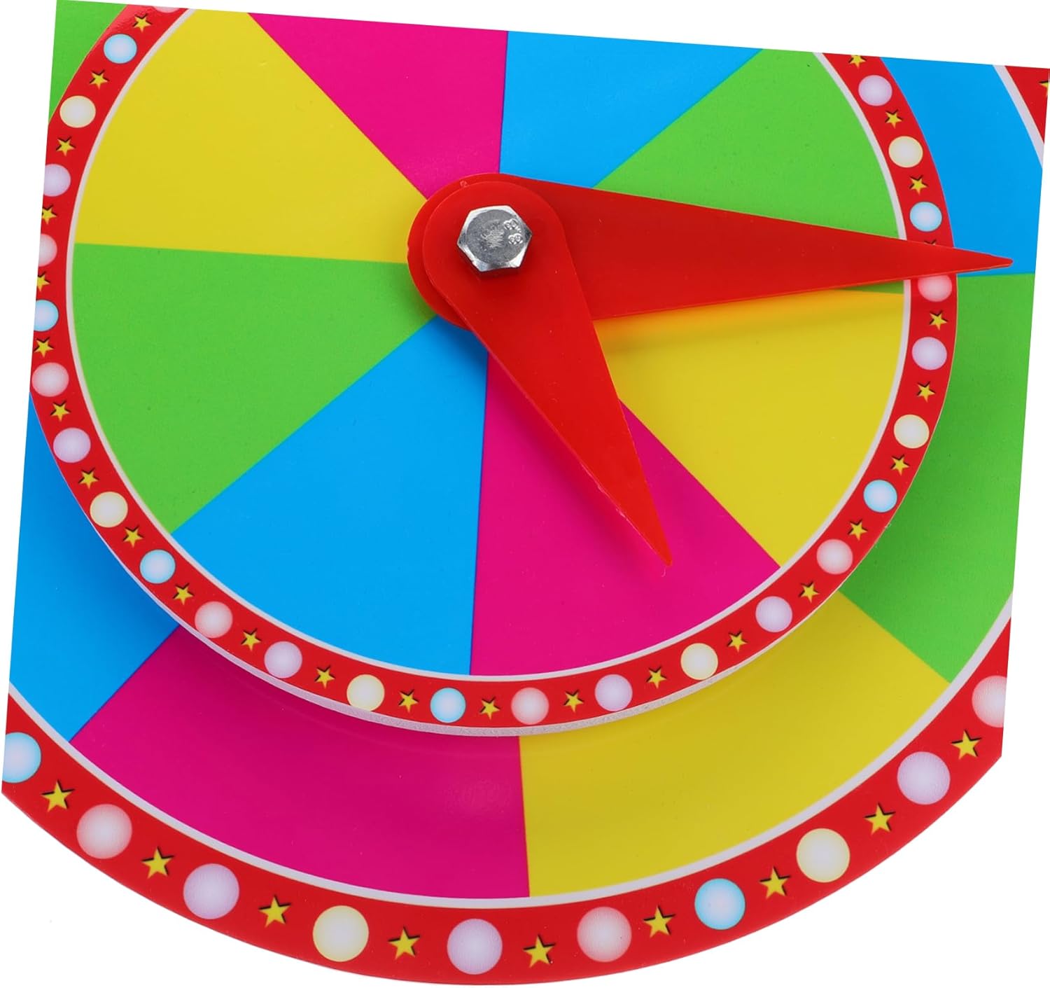Prize Wheel Tabletop Roulette Wheel for Parties Interactive Game Prize Turntable for Family Gatherings and Events Compact and Portable