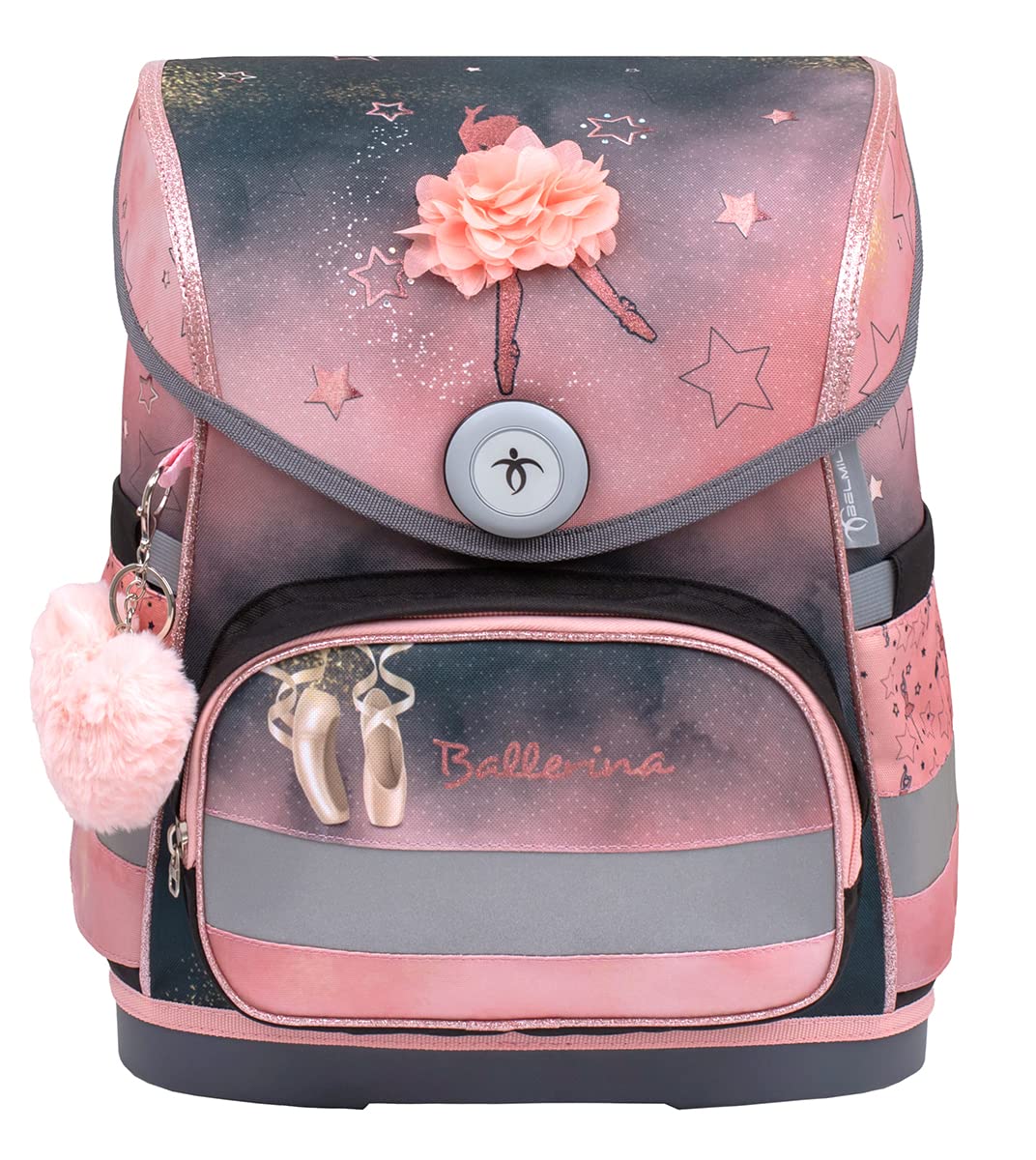 Belmil 405-41 Schulranzen Set (Ballerina Black Pink 2)