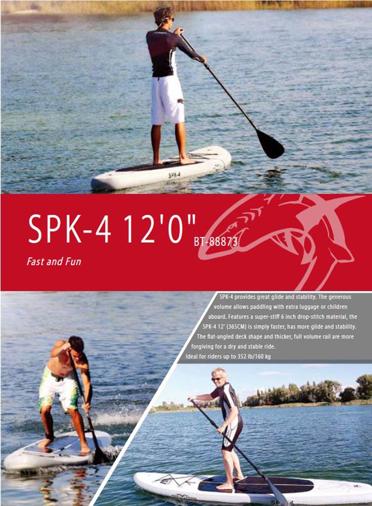 Amazon | AQUA MARINA(アクアマリーナ) SPK-4 インフレータブル SUP 12