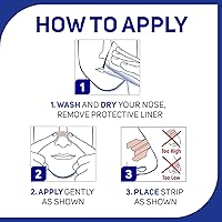 Vista 6 de Breathe Right Tiras nasales Original Tan S/M 30 ea (Paquete de 12)