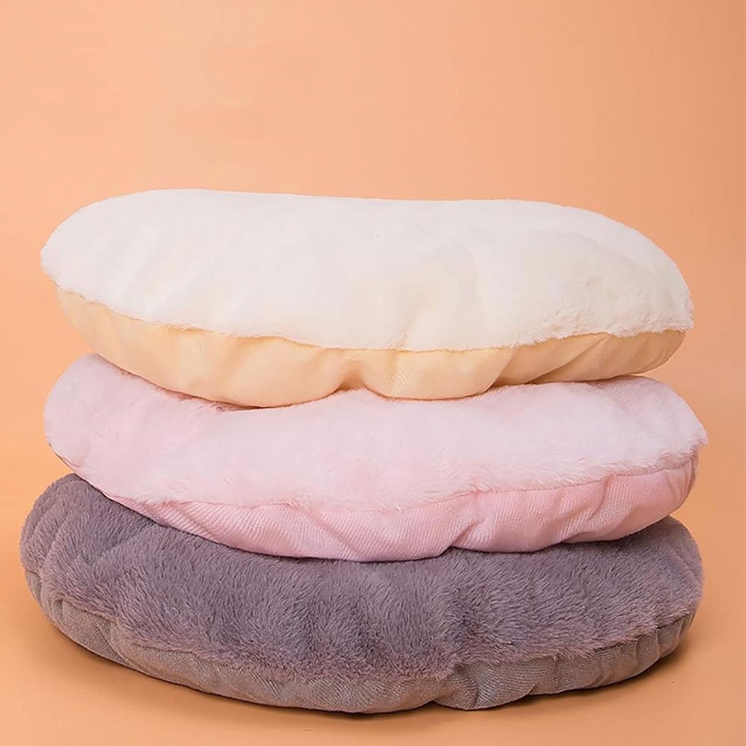 Dog Bed Pet Dog House Cat Tent Kennel Warm Pet Cave House Soft Sleeping Mat Kitten Puppy Cozy Bed for Small Medium Dogs (Color : Beige, Size : Medium) (Gray Small)