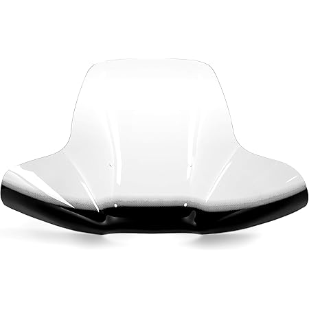 PowerMadd By Cobra Clear W/Black Fade 20.5 In. Tall Windshield - 11640 - Foto 12