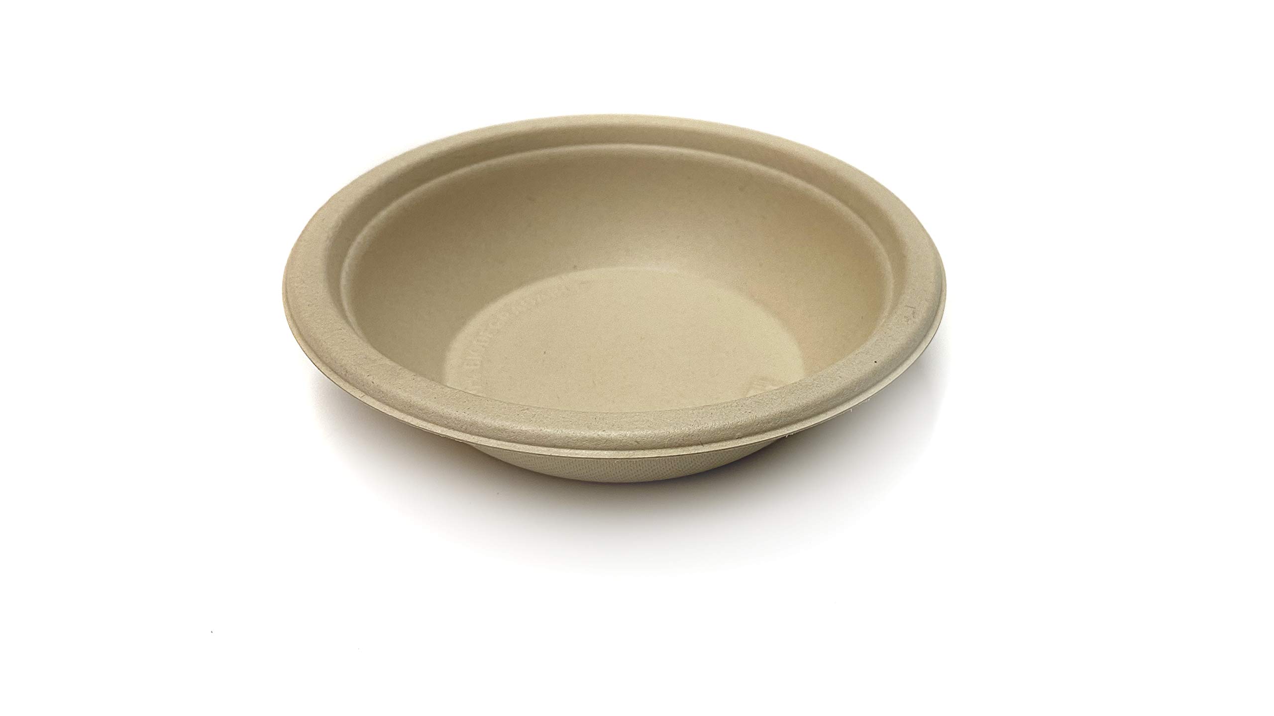 DISPOSABLE GREEN – Round Disposable Bowls, Bagasse Serving Bowls, Serving Bowls for Parties, Weddings, Catering, & More, Disposable Bowls for Hot Food & Cold Food, 15 cm x 3.5 cm, 50-pcs