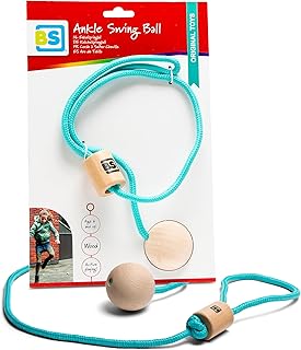 BS Toys- Pelota de Salto en el Tobillo, Color Azul (Buitenspeel BV GA396)