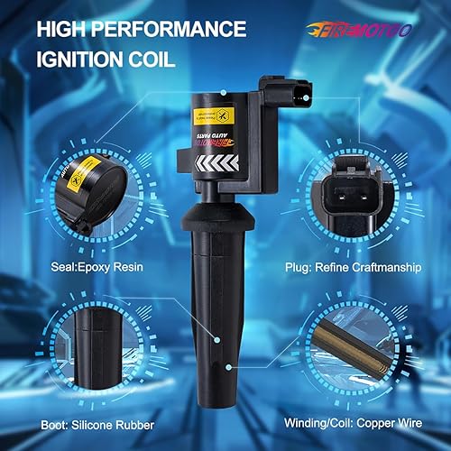 Miniatura 8 de Paquete de 6 bobinas de encendido compatibles con BMW 325Ci 328i 330Ci 335i 525i 528i 530i 535i 545i 745Li X3 X5 M5 M6 Z4 Mini Cooper repuesto