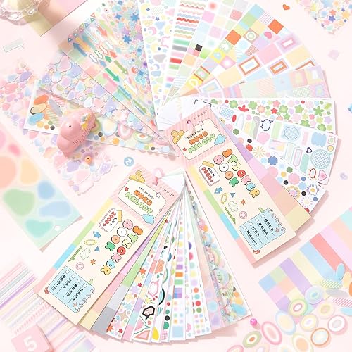 30 Sheets pastel stickers