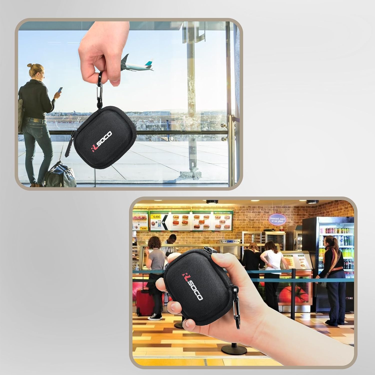 RLSOCO Hard Case for Anker Soundcore AeroClip Open-Ear Earbuds,Clip-On Headphones (Case Only) - Image 6