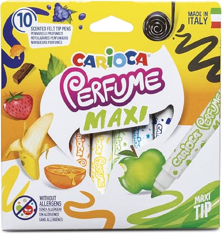 Carioca Kokulu Jumbo Keçeli Boya Kalemi 10'Lu