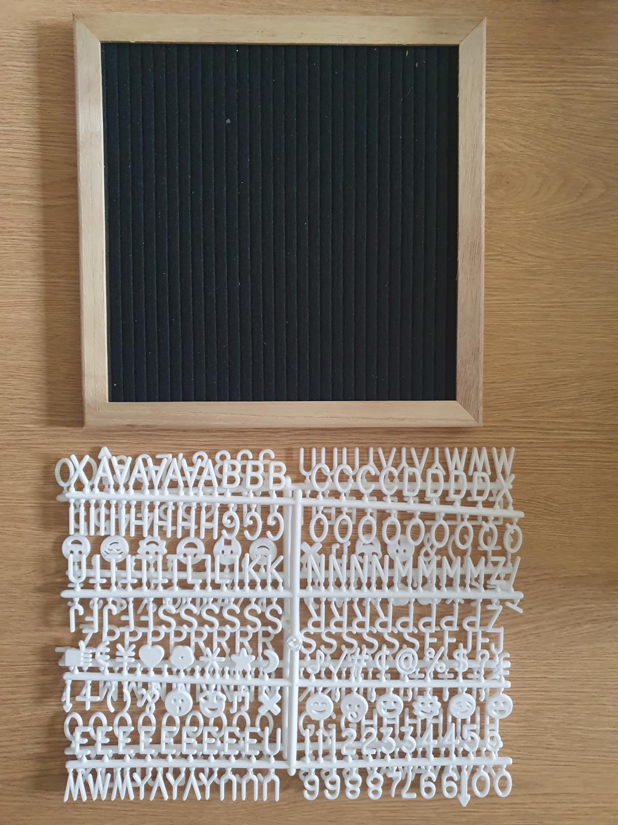 230 Letters Ausune Letter Board, 10x10 Inch Felt Letter Board, Pre Cut And ...