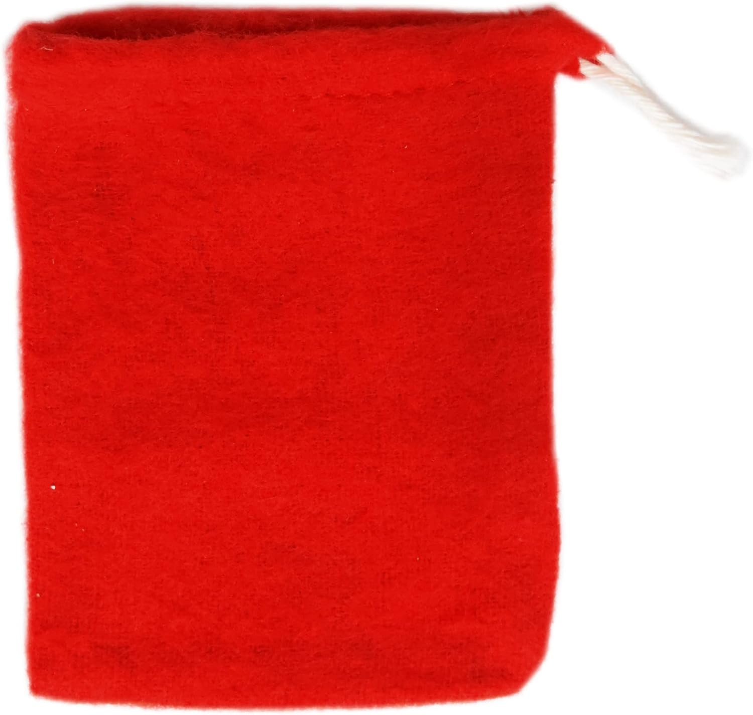 144 PIECES 3"x4" SMALL RED FLANNEL BAG WITH WHITE STRING Traditional Wiccan Gris Gris Mojo Treasure Bag