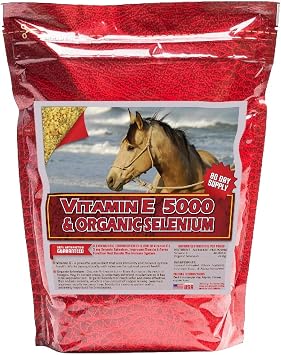 Vitamin E & Organic Selenium 10 lb, 5,000 IUs of Vitamin E and 3 mg of Organic Selenium per Dose