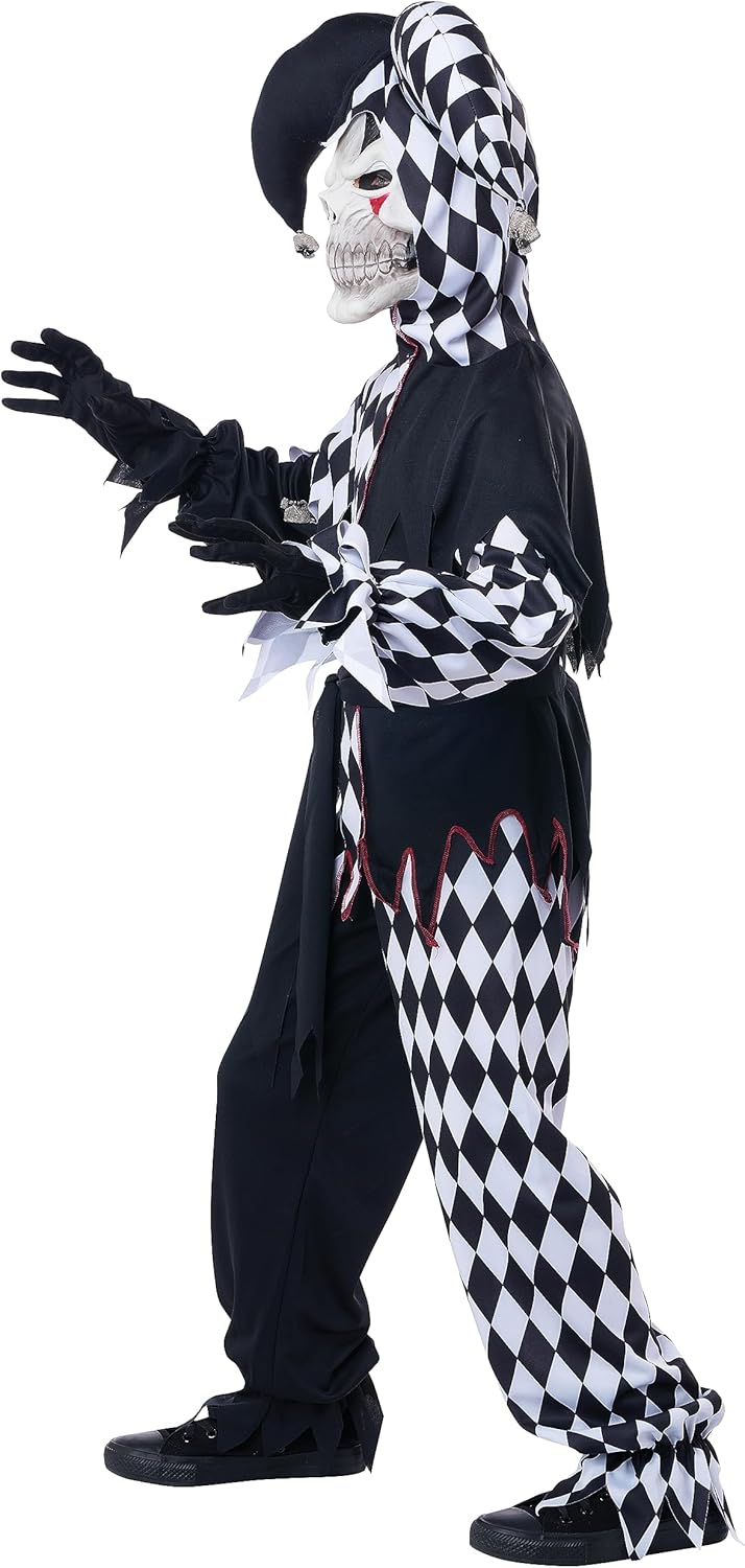 Kids Dark Jester Costume