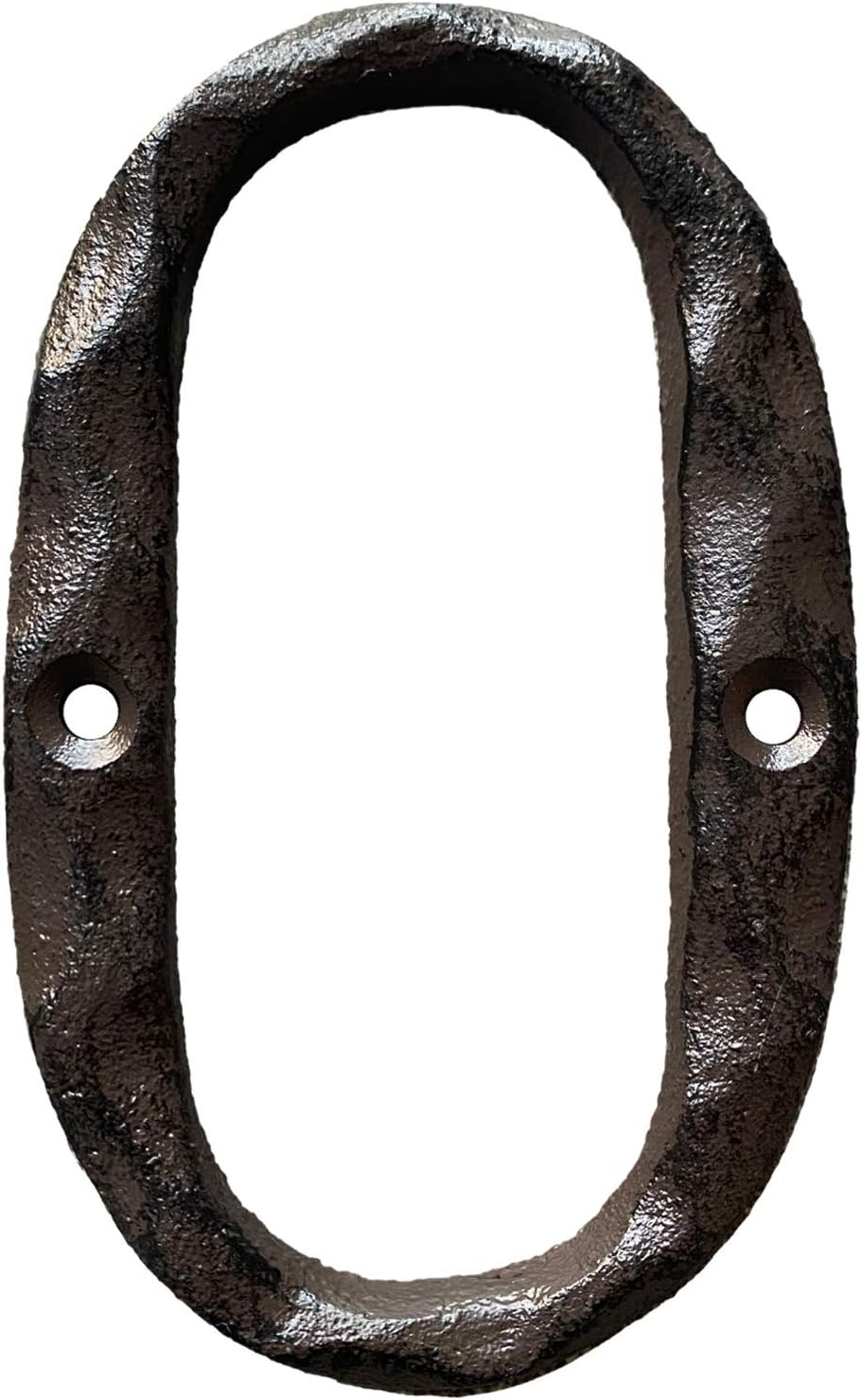 Jerrybaby 5 Inch House Letters, Rustic Cast Iron Metal Home Address Number & Letters/Unique Hammered Look, Letter B