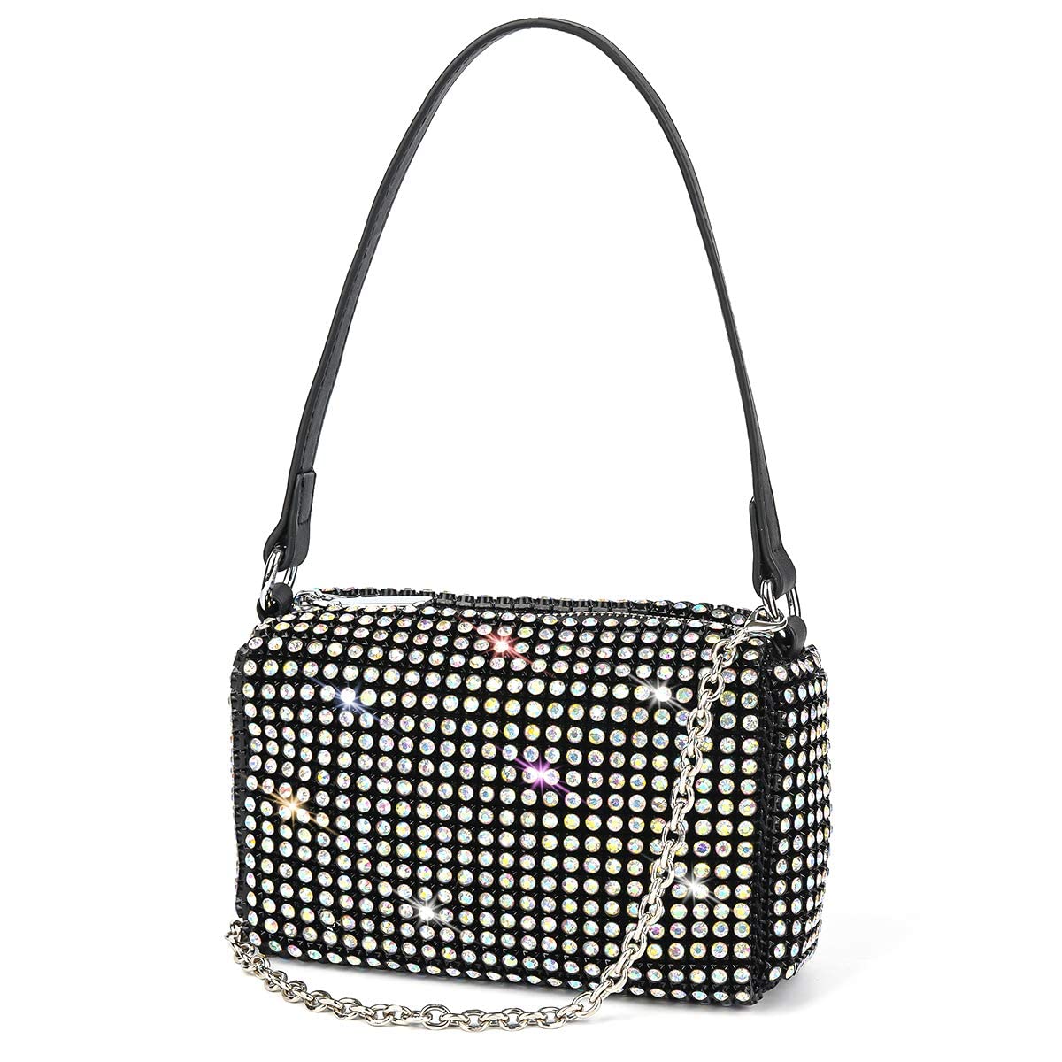 JAPKAUR Evening Clutch Handbags for Women trendy Latest Girls Sparkling Chain Crossbody sling Bag Ladies Purse Wallet for Party (B0C8P1XJ36) Amazon Price History, Amazon Price Tracker