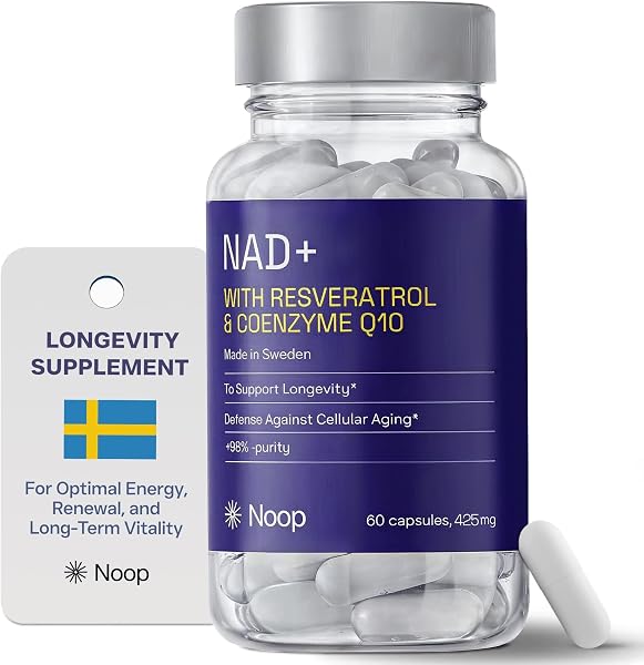 NOOP NAD+ Dietary Supplement 450mg 60 Capsules