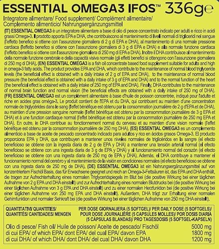 Yamamoto Nutrition Essential Omega-3 IFOS 240 Softgels, Integratore Alimentare a base di Olio di Pesce ricco di EPA e DHA - 2