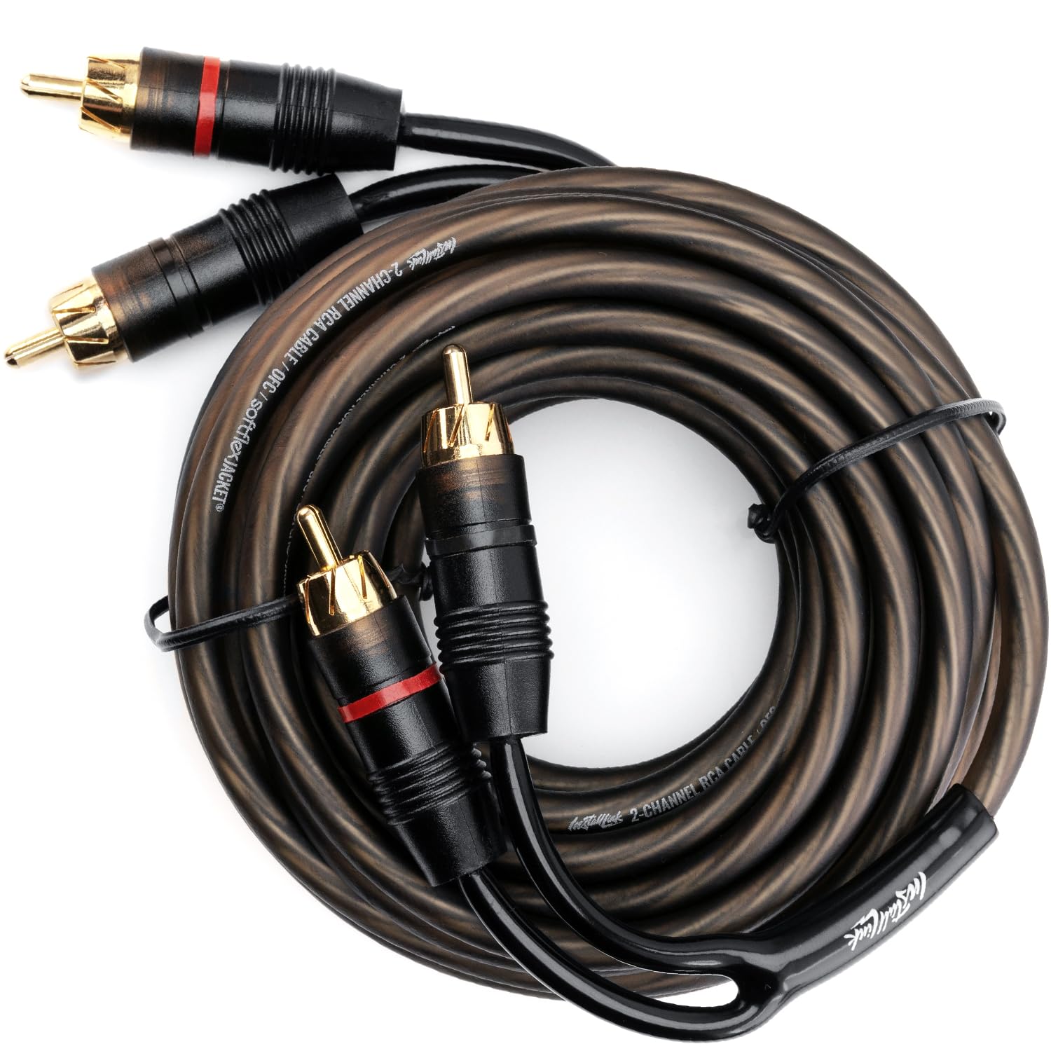 Install LinkRCA Audio Cable for Subwoofer or Stereo Cable, 2-Channel, 20ft