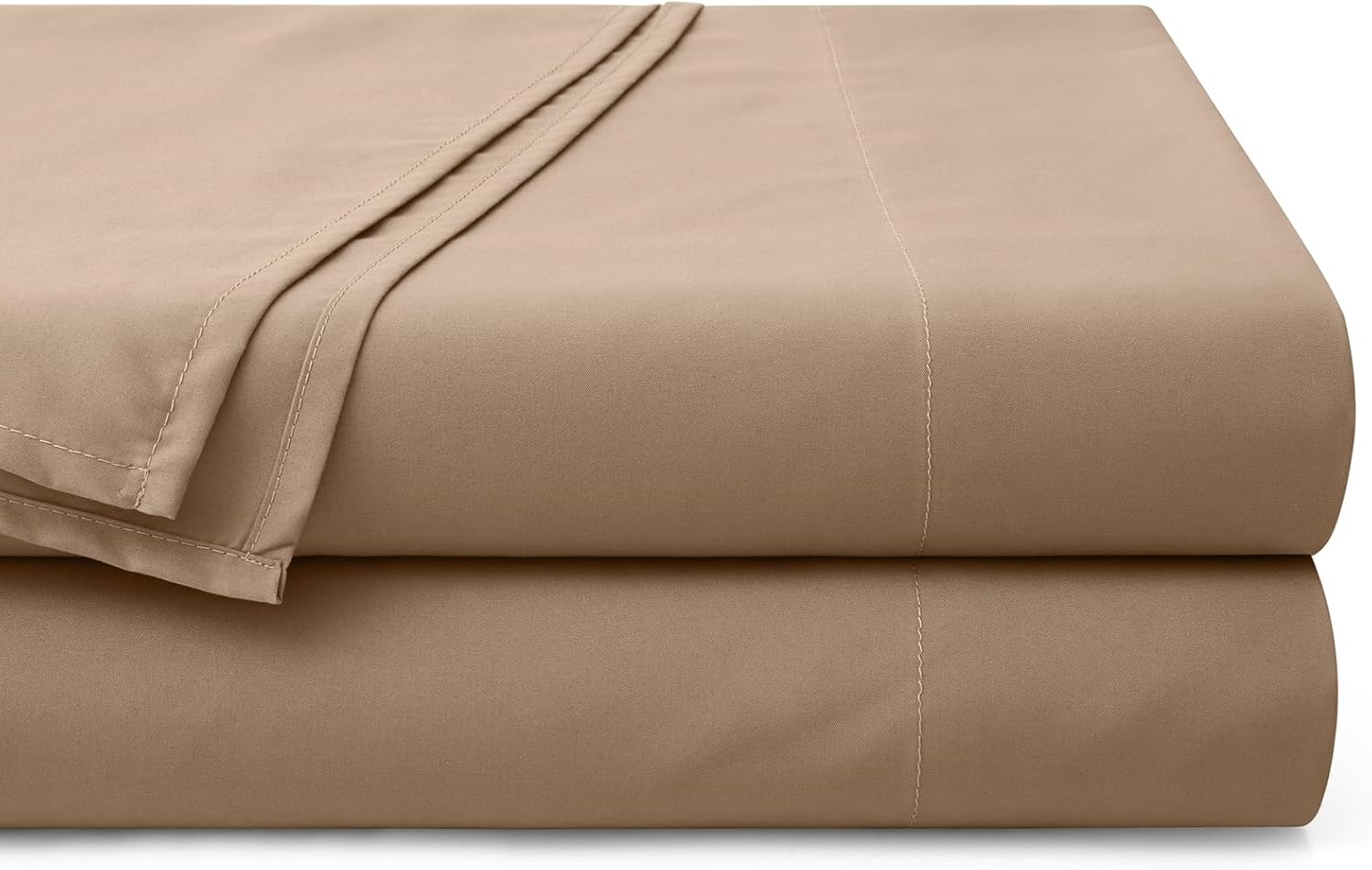 Horbaunal 2 Pack Queen Flat Bed Sheets Only 1800 Thread Count