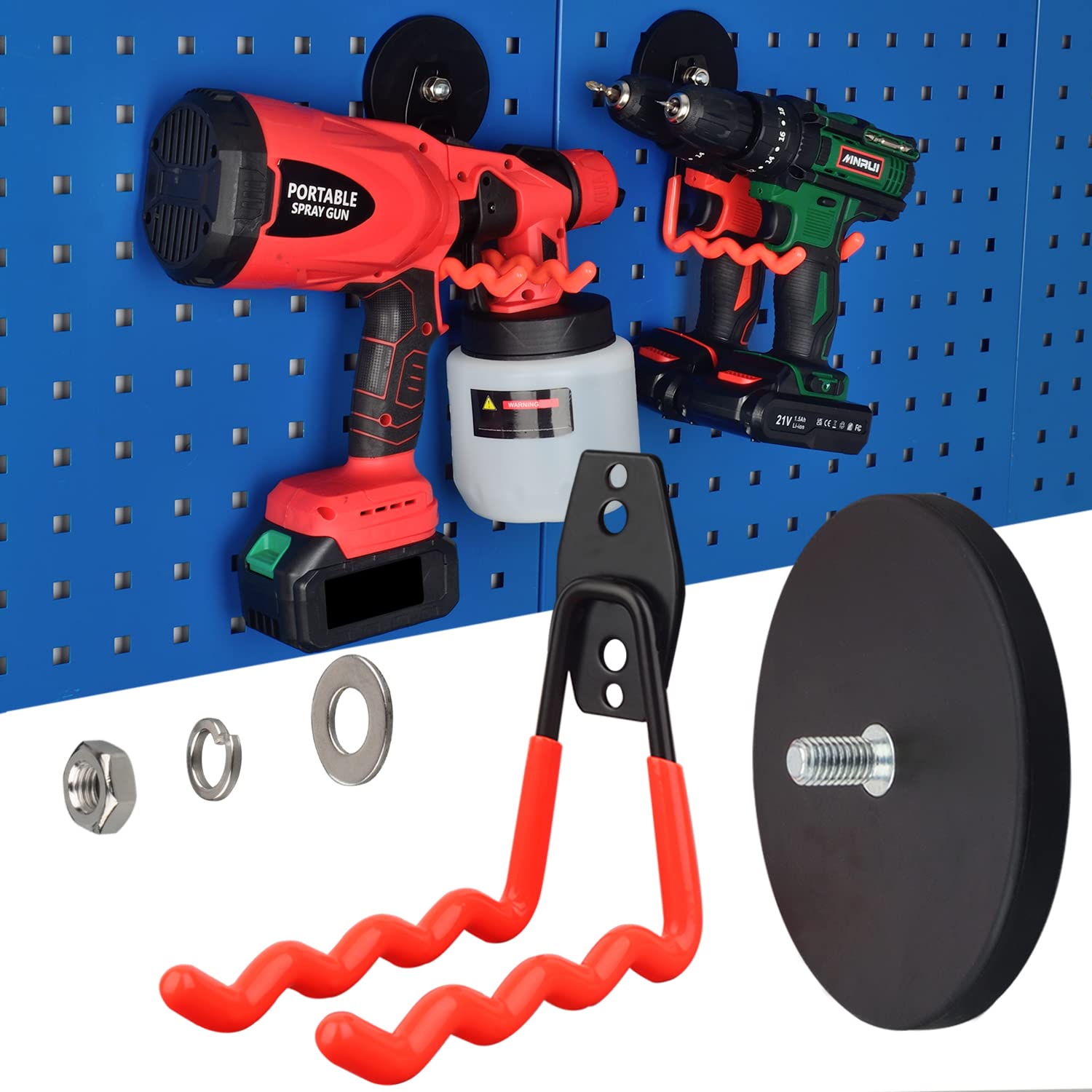 Amazon.co.jp: MUTUACTOR 2個パック 大容量 高耐久 マグネットフック