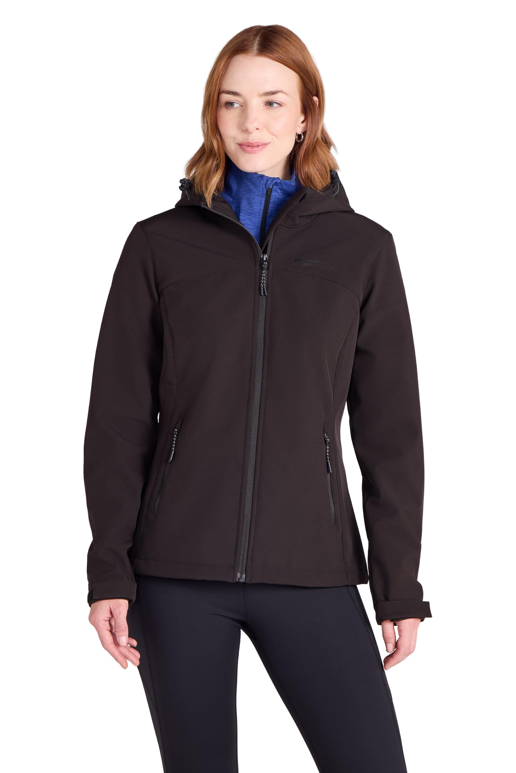 Exodus Womens Water Resistant Softshell Jacket - Black