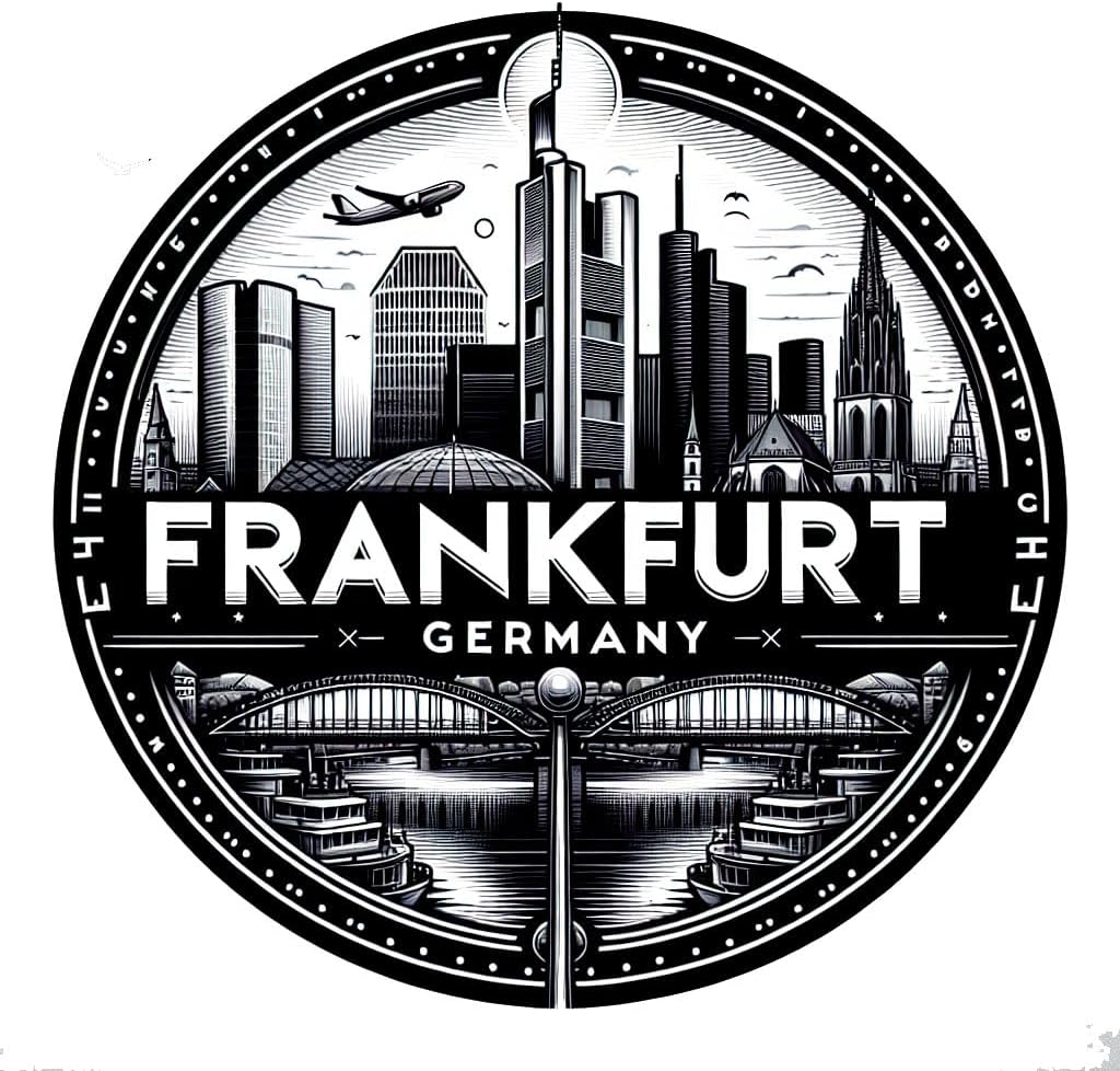 Frankfurt Germany Souvenir Destination Die Cut Decorative Flat Magnet 2-Inch