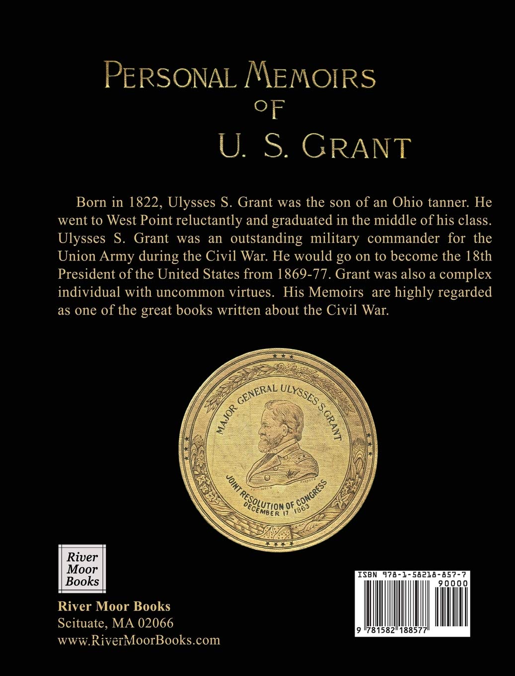 Personal Memoirs of U.S. Grant Volume 1/2: Large Print Edition